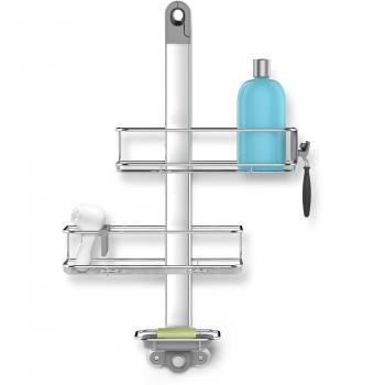 Accesorio colgante para ducha, metálico, ajustable