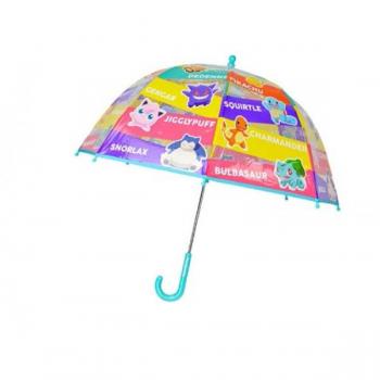 Pokémon Paraguas Manual Infantil Transp. Burbuja 48 cm - CYP BRANDS