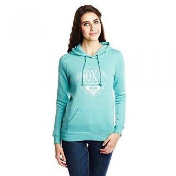 Roxy Your Smile - Sudadera con capucha para niña, color azul, talla M