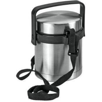 Metaltex Campus - Fiambrera-termo de acero inoxidable, 1 Litro