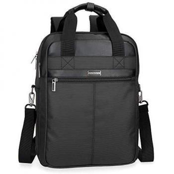 Movom Business Mochila con bandolera para Portátil 15,6 Negro 32x42x12 cms Poliéster 16.13L
