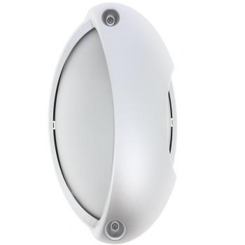 Plafón Airy Top Ovalado 300 E27 Gris Metalizado IP54