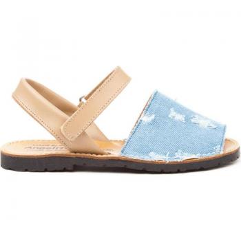 Sandalias Avarcas de Piel para Niña Modelo 212 Angelitos