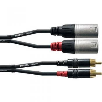 Cordial CFU 6 MC 6m Dual XLR Male to RCA Audio Adapter Cable