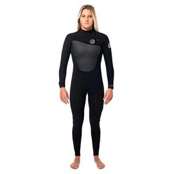 Rip Curl Traje De Neopreno Integral Con Cremallera Para Mujer Flashbomb Heat Seeker 4/3 Mm
