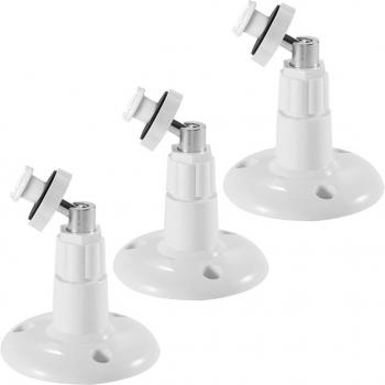 Soporte de Montaje Ajustable 360° para Cámara de Seguridad Bink - Pack de 3, Resistente a la Intemperie para Techo, Pared y Suelo