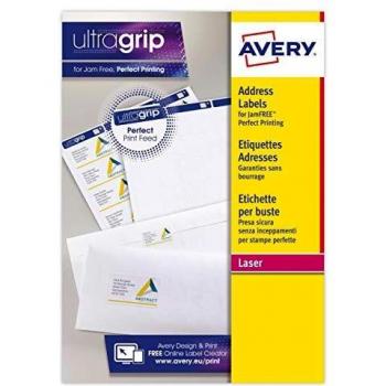 Avery España L7159-15. Caja de 360 etiquetas blancas 63.5x33.9mm, A4 para láser
