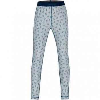 Marmot Boy's Midweight Harrier Tight Calzoncillo, Niños, Moroccan Blue Ditzy, Medium
