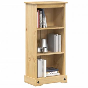 Estantería de madera maciza de pino 46x29x100 cm modelo Corona en color Marrón