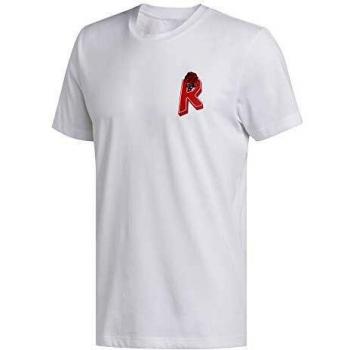 adidas Dame Logo tee Camiseta de Manga Corta, Hombre, White, L