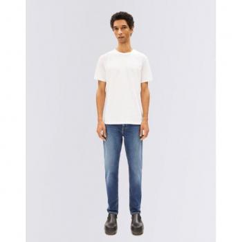 Armedangels Tapered Fit 5-Pocket Jeans Aarjo Tarpa Blue Size 30/L32