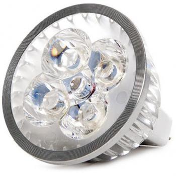 Bombilla LED GU5,3 4W 300Lm 6000K MR16 24V Epistar 40.000H