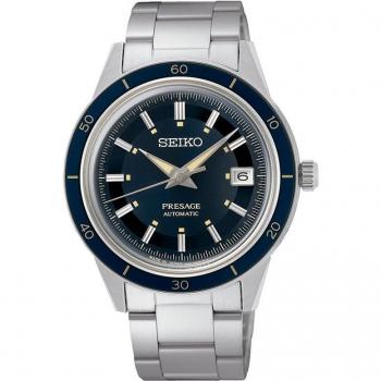 Seiko Presage SRPG05J1 - Reloj de hombre automático de acero con correa plateada y diseño elegante