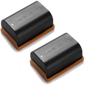 Powerextra Batería de Repuesto para Canon LP-E6 LP-E6N 2X Baterías Canon EOS 80D 6D 7D 70D 60D 5D Mark III 5D Mark II BG-E14 BG-E11 BG-E9 BG-E7 LC-E6 BG-E6