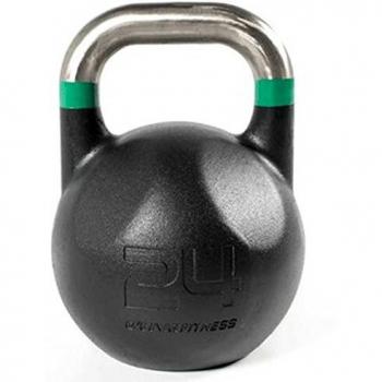 Kettlebell de Competición O'Live 24 kg Negro Verde