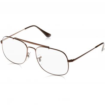 Ray-Ban 0RX6389, Monturas de Gafas para Hombre, Marrón