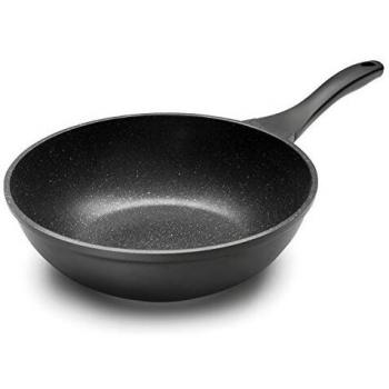Lacor - 24138 - Wok Eco Piedra de Aluminio 28 cm - Negro