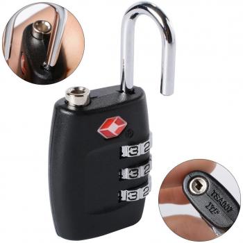 2 candados de seguridad TSA, 3 esferas, combinación de viaje, maleta, bolsa de equipaje, código de bloqueo