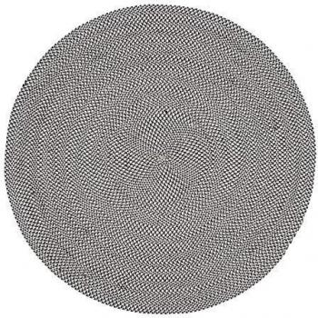 Kave Home - Alfombra Rodhe Ø 150 cm Gris