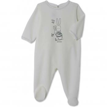 Petit Bateau 22173, Pelele para Dormir para Bebés, Beige