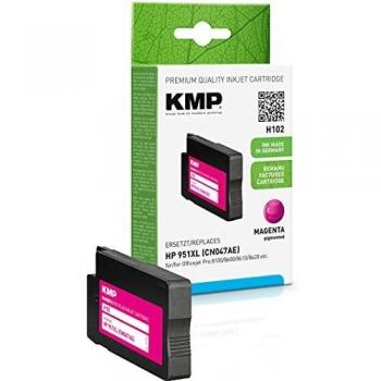 KMP H102 - Cartucho de tinta HP Nº951XL CN047AE, color magenta