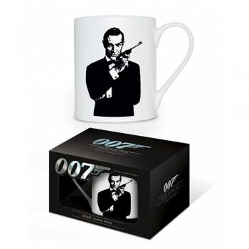 James Bond empireposter 007 – The Name is. – Taza de Porcelana, cerámica, 12 x 8 x 10 cm, carbón