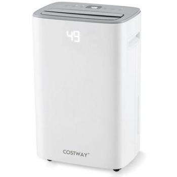 Quiet 52-Pint Home and Basement Dehumidifier with Auto/Manual Drainage