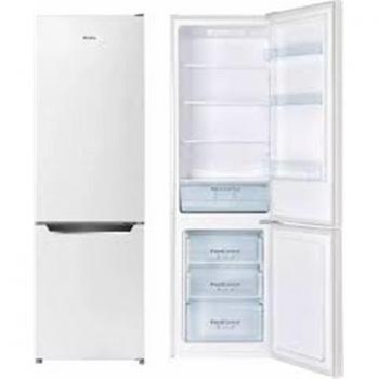 Chłodziarko-zamrażarka Amica FK2525.4UNT(E) - Refrigerador combinado con congelador, capacidad total de 250 litros, eficiencia energética A+, sistema de refrigeración No Frost, control mecánico de temperatura,