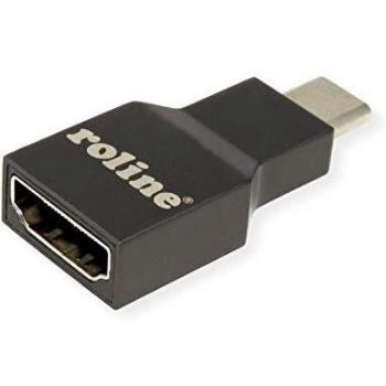 ROLINE Adaptador USB Tipo C – HDMI, ST/BU, Gris