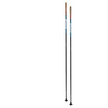 Bastones de esquí de fondo SWIX Quantum Q2 Pole - Bastones ligeros y resistentes, fabricados en aluminio, con empuñaduras ergonómicas, correas ajustables, y puntas intercambiables para diferentes tipos