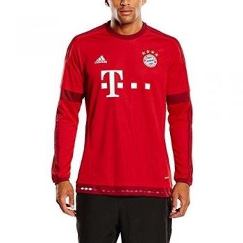 adidas FCB H JSY L - Camiseta para hombre, color blanco / rojo / negro, talla XS