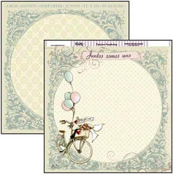 Dayka Trade Papel Estampado, Multicolor, 30 x 30 cm