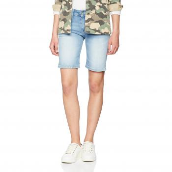 Pepe Jeans Poppy, Pantalones Cortos Para Mujer, Azul