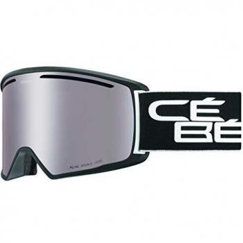 Cébé Core L Máscaras, Unisex Adulto, Negro/Blanco Mate