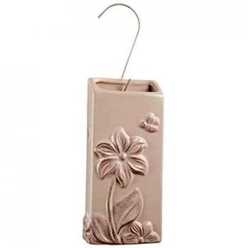 Humidificador rectangular con flores blancas envejecidas Fantasia A