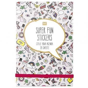 Libro de Stickers Mágico Verano Rosa - 20 Hojas - Rico Design