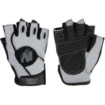 Gorilla Wear Mitchell Fitness Training Gloves - Black/Gray - Size S