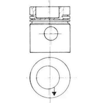 Pistón KOLBENSCHMIDT 0.50 mm 93831610
