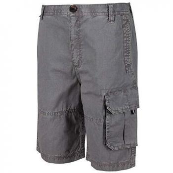 Regatta Shorewalk-Pantalón Corto De Look Retro con Varios Bolsillos Shorts, Unisex niños, Rock Grey, 9-10