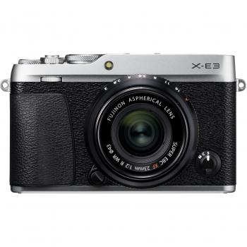 Fujifilm X-E3 - Cámara Evil de 24.3 MP y kit cuerpo con objetivo Fujinon XF 23 mm F2 R WR, color plata