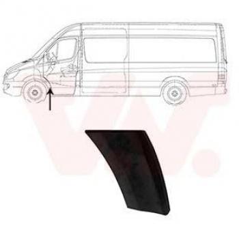 VAN WEZEL Listón embellecedor/protector, guardabarros para VOLKSWAGEN Crafter y MERCEDES-BENZ Sprinter (Ref: 3077421)