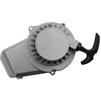 GOOFIT 2 Tiempos Tirador De Arranque Reemplazo Para 47cc 49cc Minimoto Aluminio Bicicleta De MontañA Atv Gris