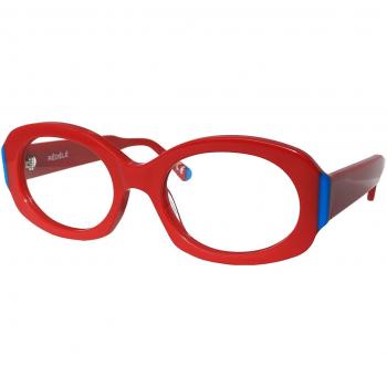 Redele LOS ANGELES 04 Men's Eyeglasses Red Size 50 - Blue Light Block Available (Frame Only)
