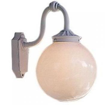 Aplique para exterior Konstsmide Arcturus, blanco opal mate, IP23