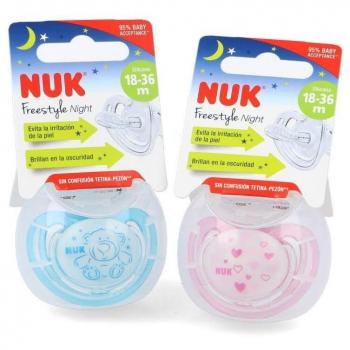 NUK Chupete Silicona Space Night 18-36M 1ud