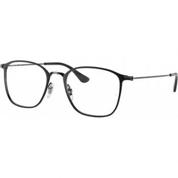 Ray-Ban RX6466 2904 Square Matte Black Eyeglasses