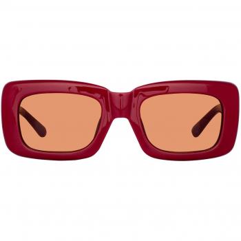 Linda Farrow THE ATTICO MARFA ATTICO3 C26 Men's Sunglasses Burgundy Size 52