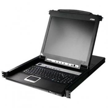 ATEN KVM 8 Port LCD 19'' + kayboard + touchpad USB-PS/2