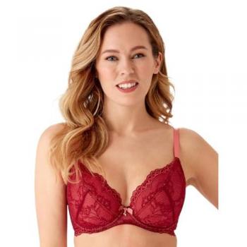 Gossard Superboost Lace Plunge Bra, Rasp Raspberry, Size 36E, Female