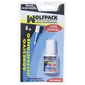 Wolfpack 14010520 Pegamento Ciano Acrilato Wolfpack 8 Gramos Con Pincel